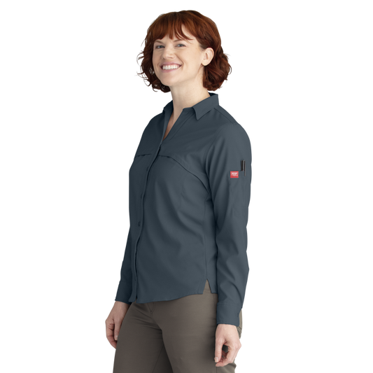 Red Kap Womens Cooling Long Sleeve Work Shirt (TSW3)