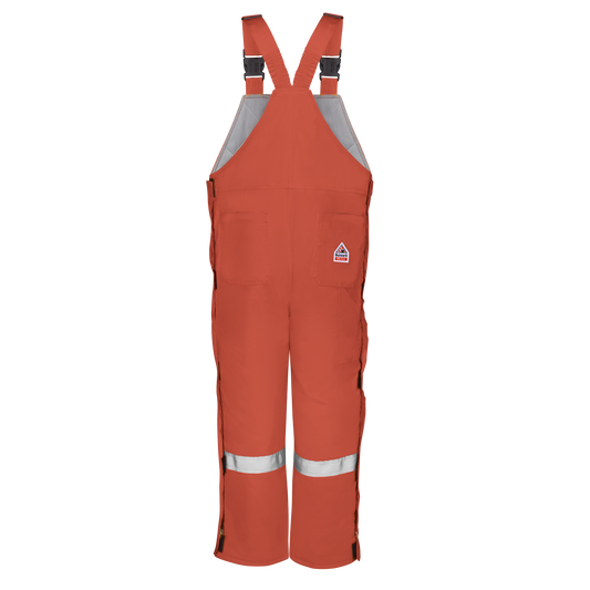 Bulwark Midweight Excel FR® ComforTouch® Deluxe Insulated Bib Overall w/Reflective Trim (BLCS)