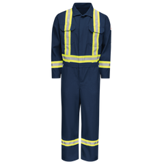 Bulwark Deluxe Coverall Nmx 6Oz W/Trim Red - (CNBC)
