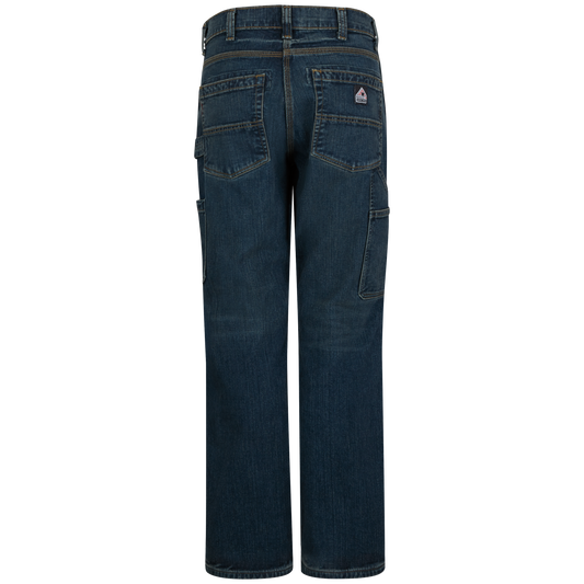 Bulwark Mens Stretch Denim Dungaree CAT 2 (PSJ6SD)