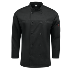 Red Kap Mens Deluxe Airflow Chef Coat (054M)
