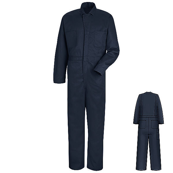 Red Kap 100% Cotton Coverall - Snap Front - CC14