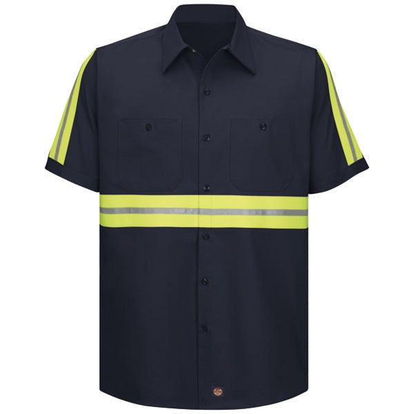 Red Kap Enhanced Visibility Cotton Work Shirt - SC40