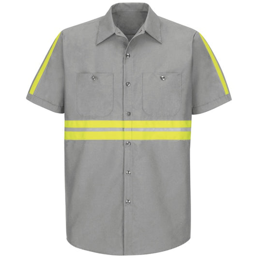 Red Kap Enhanced Visibility Industrial Work Shirt - SP24
