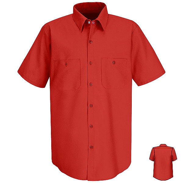 Red Kap Short Sleeve Industrial Solid Work Shirt - SP24 (4th color)