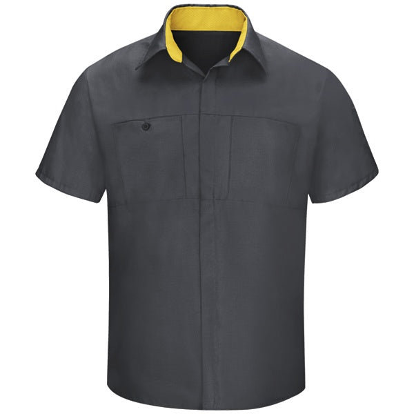 Red Kap Men's Performance Plus Shop Shirt with OilBlok Technology Short Sleeve SY42 (2nd color)