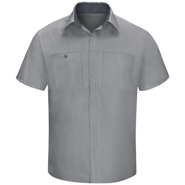 Red Kap Men's Performance Plus Shop Shirt with OilBlok Technology Short Sleeve SY42 (2nd color)