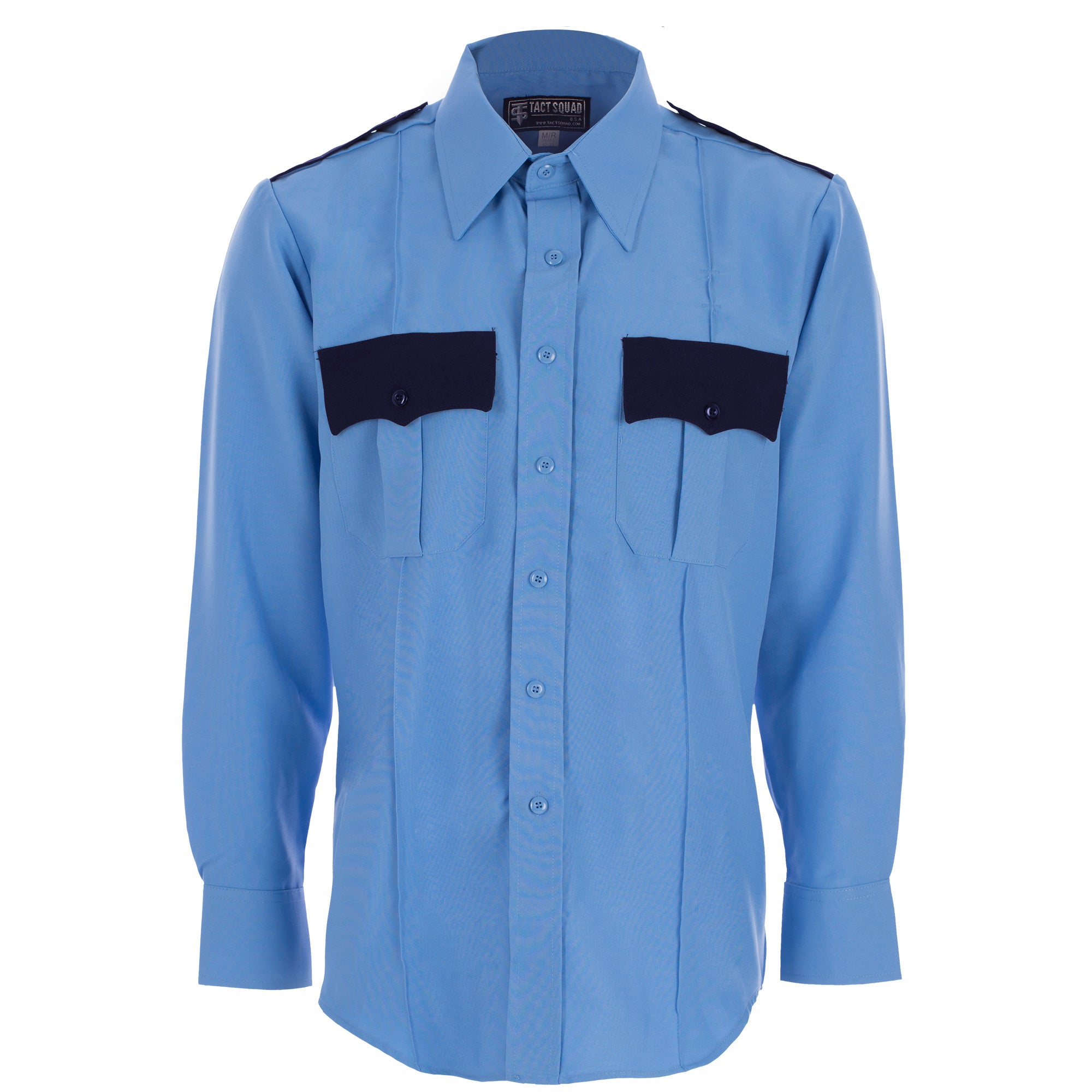 Tact Squad Two-Tone Polyester Long Sleeve Shirt with Hidden Zipper (8002) 2nd Colour