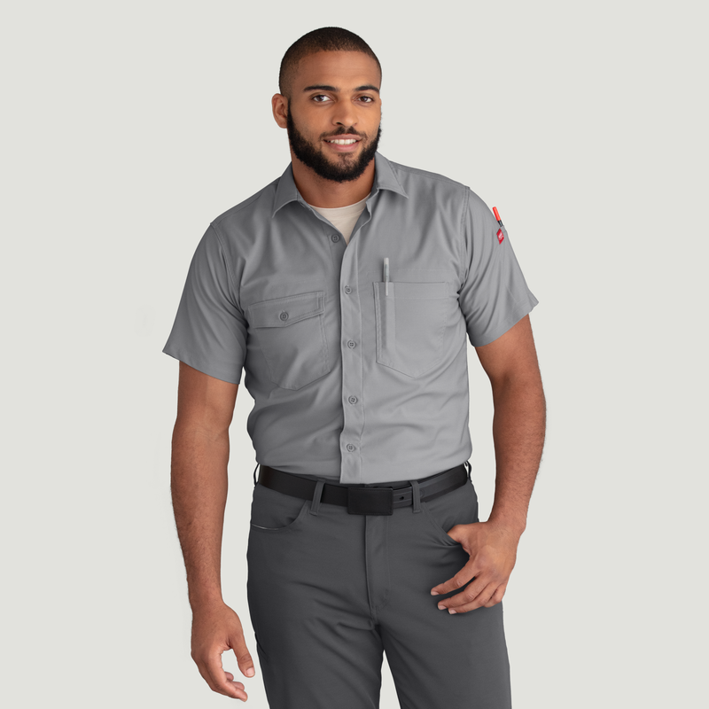 Red Kap Mens Cooling Short Sleeve Work Shirt (TSM2)