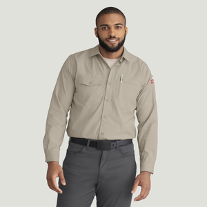 Red Kap Mens Cooling Long Sleeve Work Shirt (TSM4)