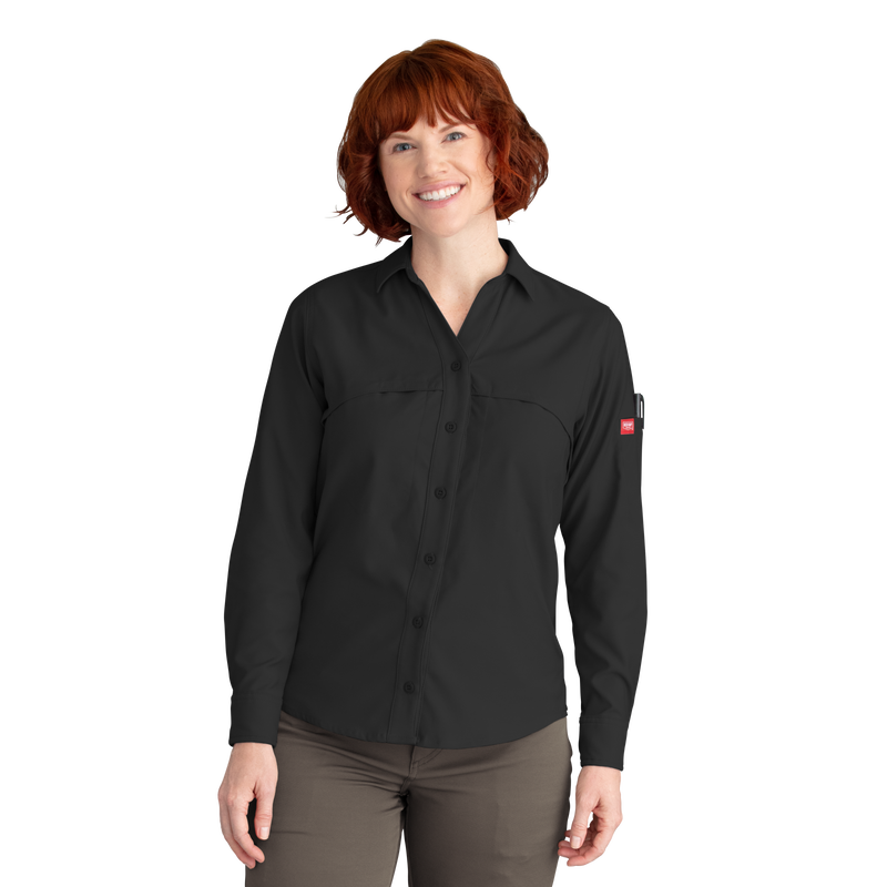 Red Kap Womens Cooling Long Sleeve Work Shirt (TSW3)