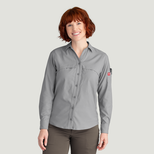 Red Kap Womens Cooling Long Sleeve Work Shirt (TSW3)