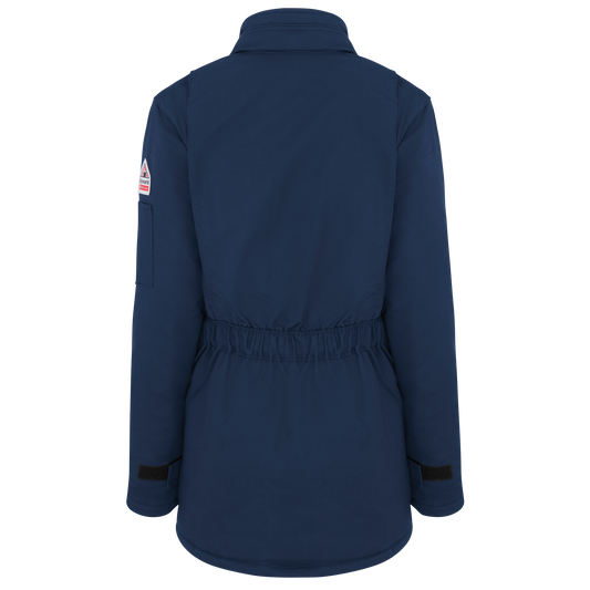 Bulwark W INS PARKA COMFORTOUCH 7OZ (JLP7NV)