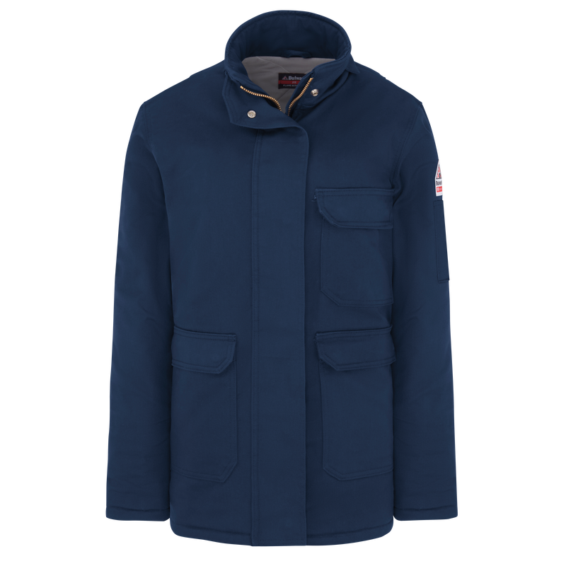 Bulwark W INS PARKA COMFORTOUCH 7OZ (JLP7NV)