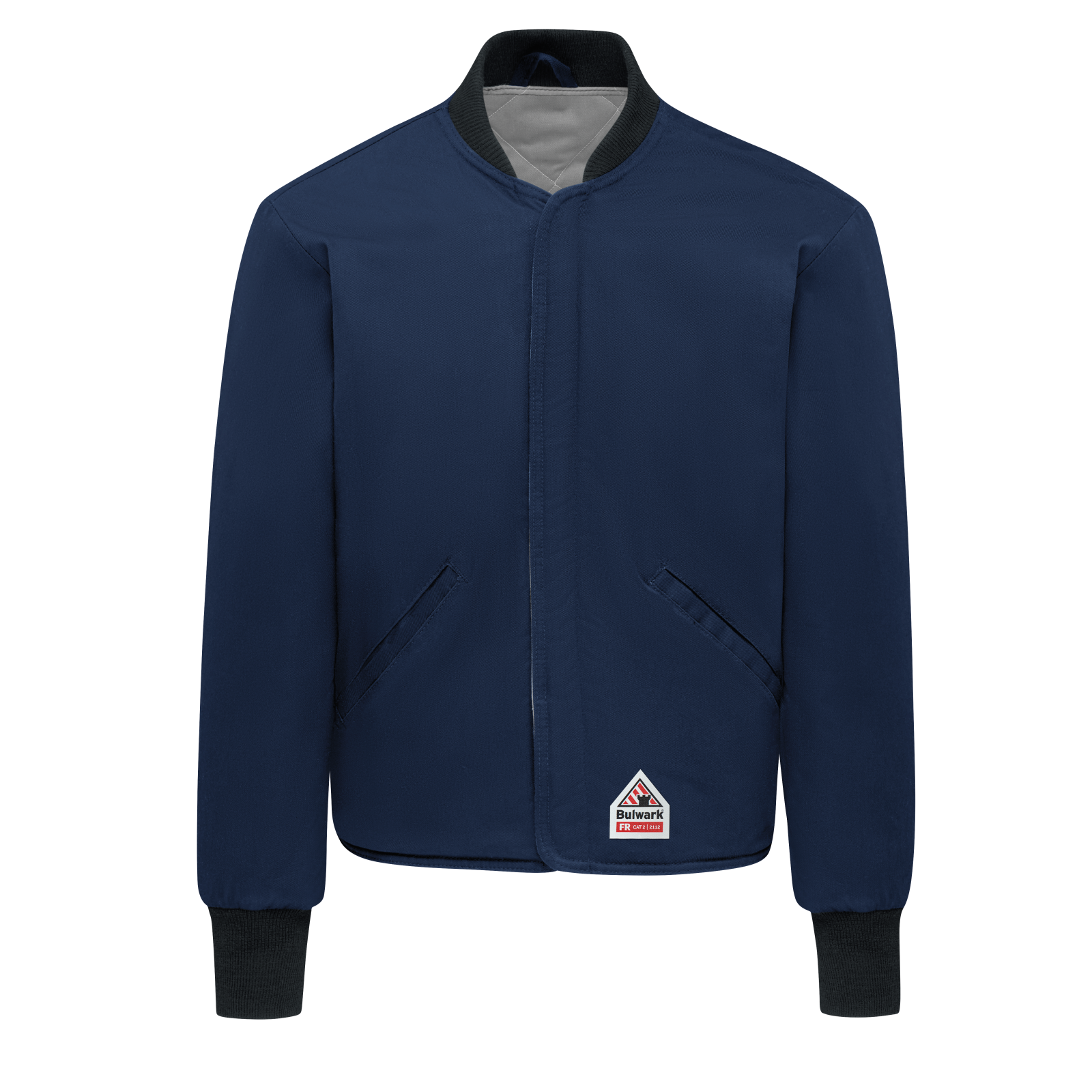 Bulwark Mens Lightweight FR Sleeved Jacket Liner (LLL8NV)