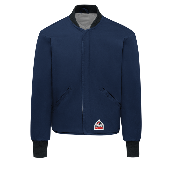 Bulwark Mens Lightweight FR Sleeved Jacket Liner (LLL8NV)