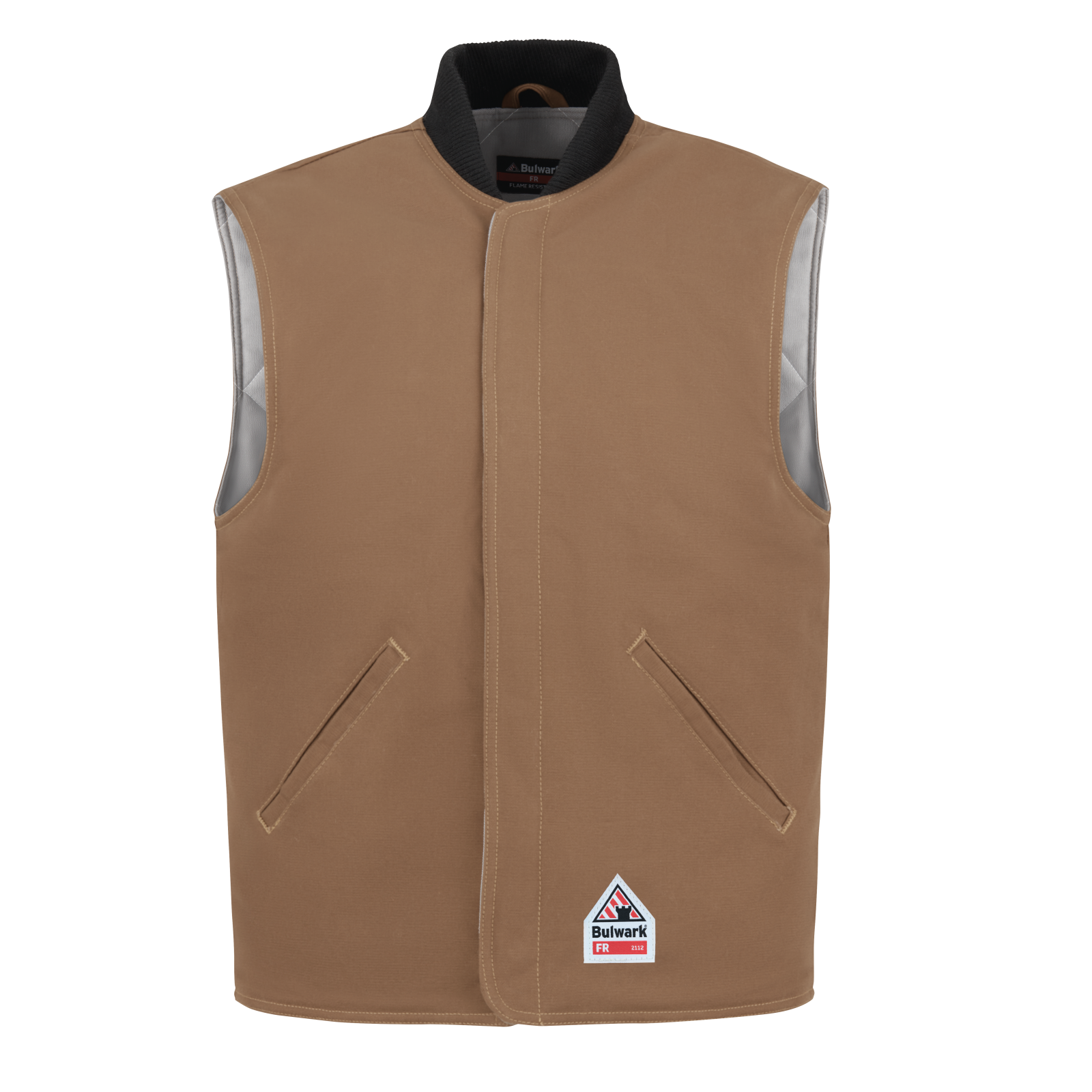 Bulwark Brown Duck Vest Jacket Liner CAT 3 (LLS8BD)
