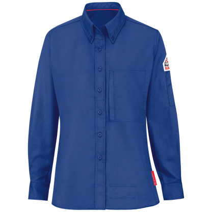 Bulwark iQ SERIES® Womens Lt Weight Comfort Woven Shirt CAT 1 (QS23)