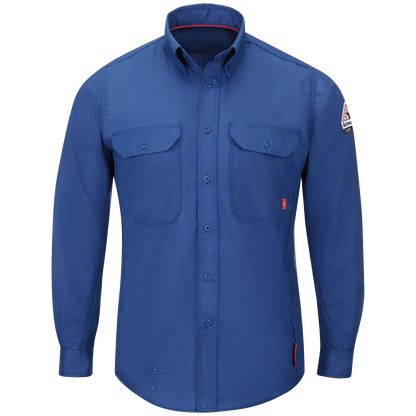 Bulwark iQ SERIES® Mens Lightweight Comfort Woven Shirt CAT 1 (QS24)
