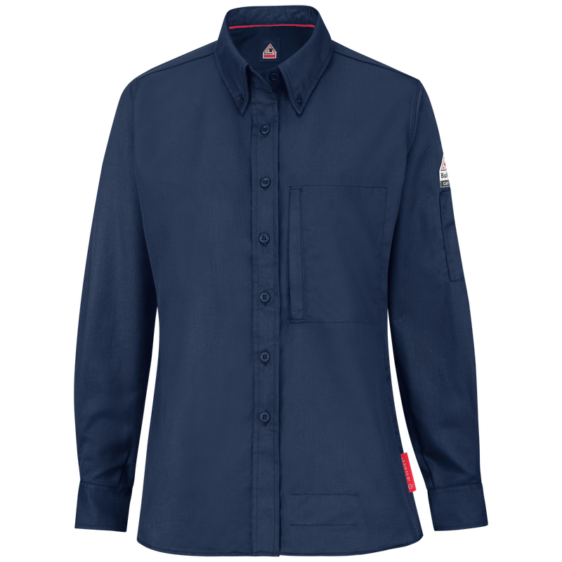 Bulwark iQ SERIES® Womens Midweight Comfort Woven Shirt CAT 1 (QS25)