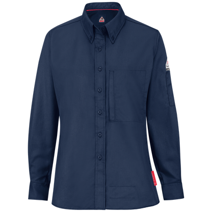 Bulwark iQ SERIES® Womens Midweight Comfort Woven Shirt CAT 1 (QS25)