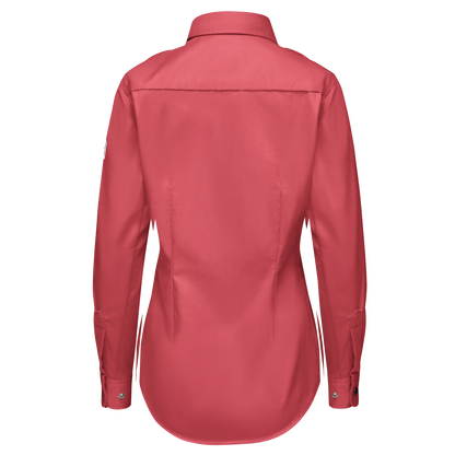Bulwark iQ Series® Womens Midweight Comfort Snap Front Woven Shirt (QS27RD)