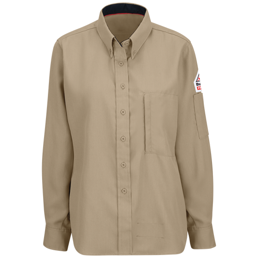 Bulwark iQ Series Womens Long Sleeve Shirt (QS53KI)