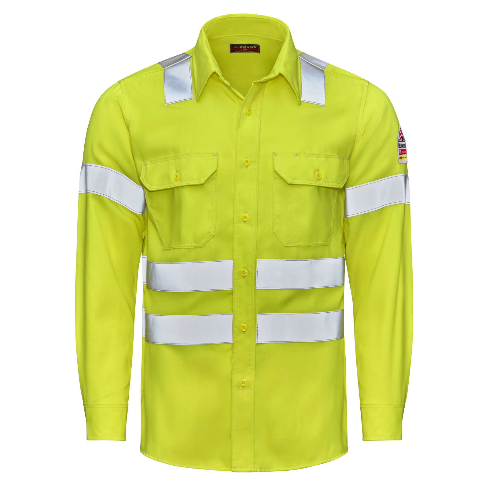 Bulwark Womens Hi Visibility Work Shirt CAT 2 (S1W3HV)
