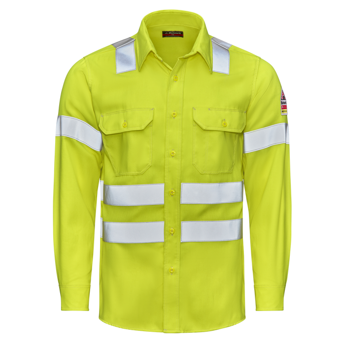 Bulwark Womens Hi Visibility Work Shirt CAT 2 (S1W3HV)