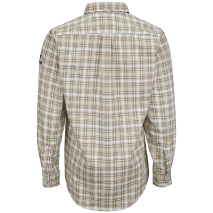 Bulwark EXCEL FR® Mens Plaid Dress Shirt (SLP2KH)