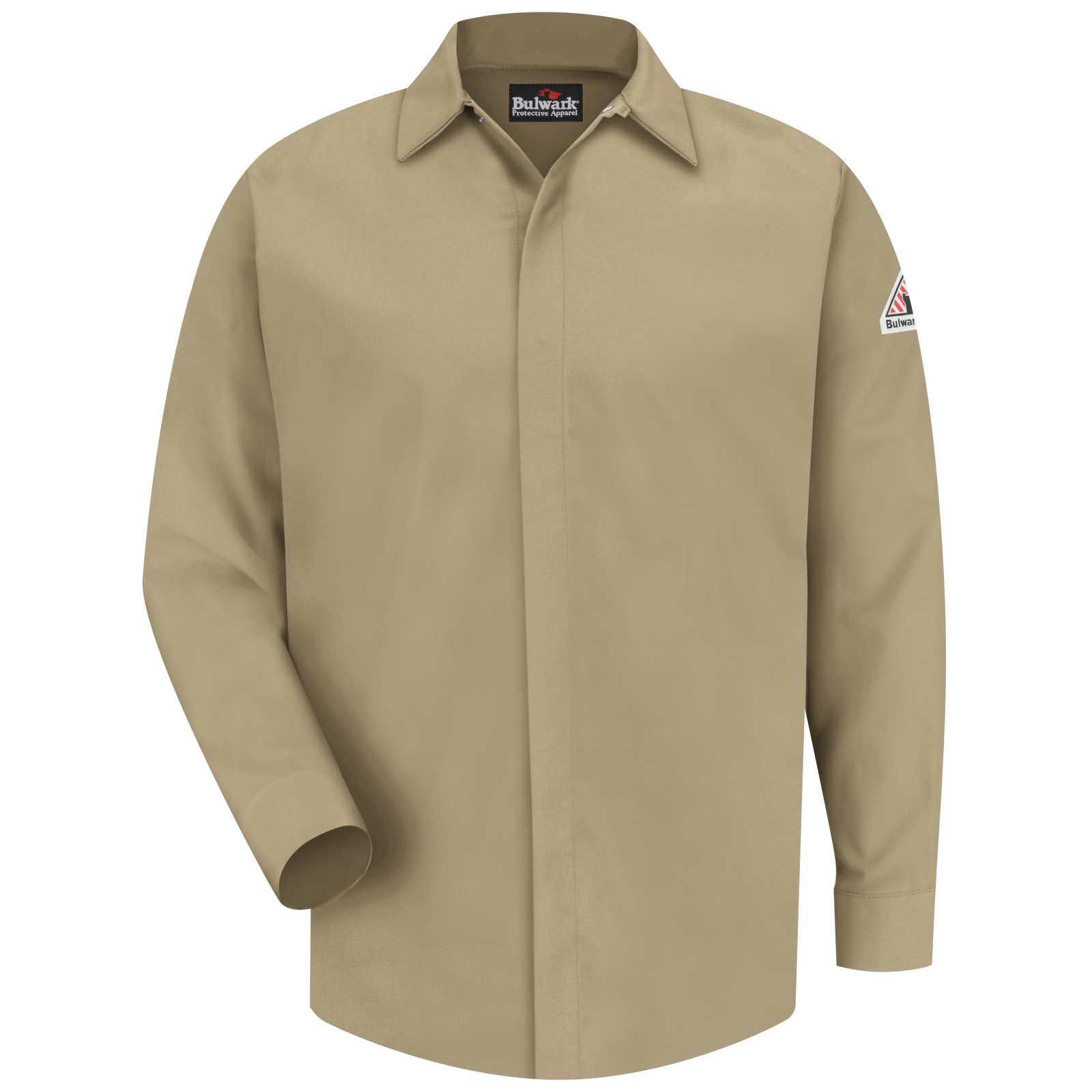 Bulwark Concealed-Gripper Pocketless Shirt - Cat 2 - (SLS2)