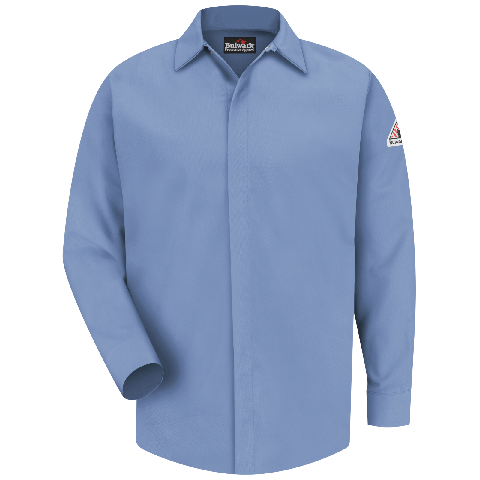 Bulwark Concealed-Gripper Pocketless Shirt - Cat 2 - (SLS2)