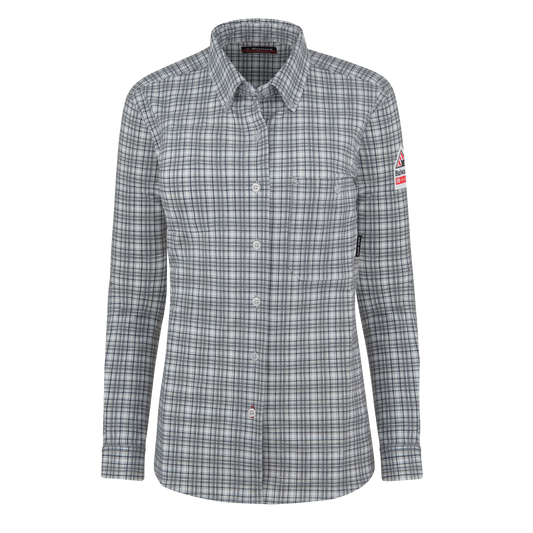 Bulwark Womens Flex Knit Button Down Shirt CAT2 (STG3)