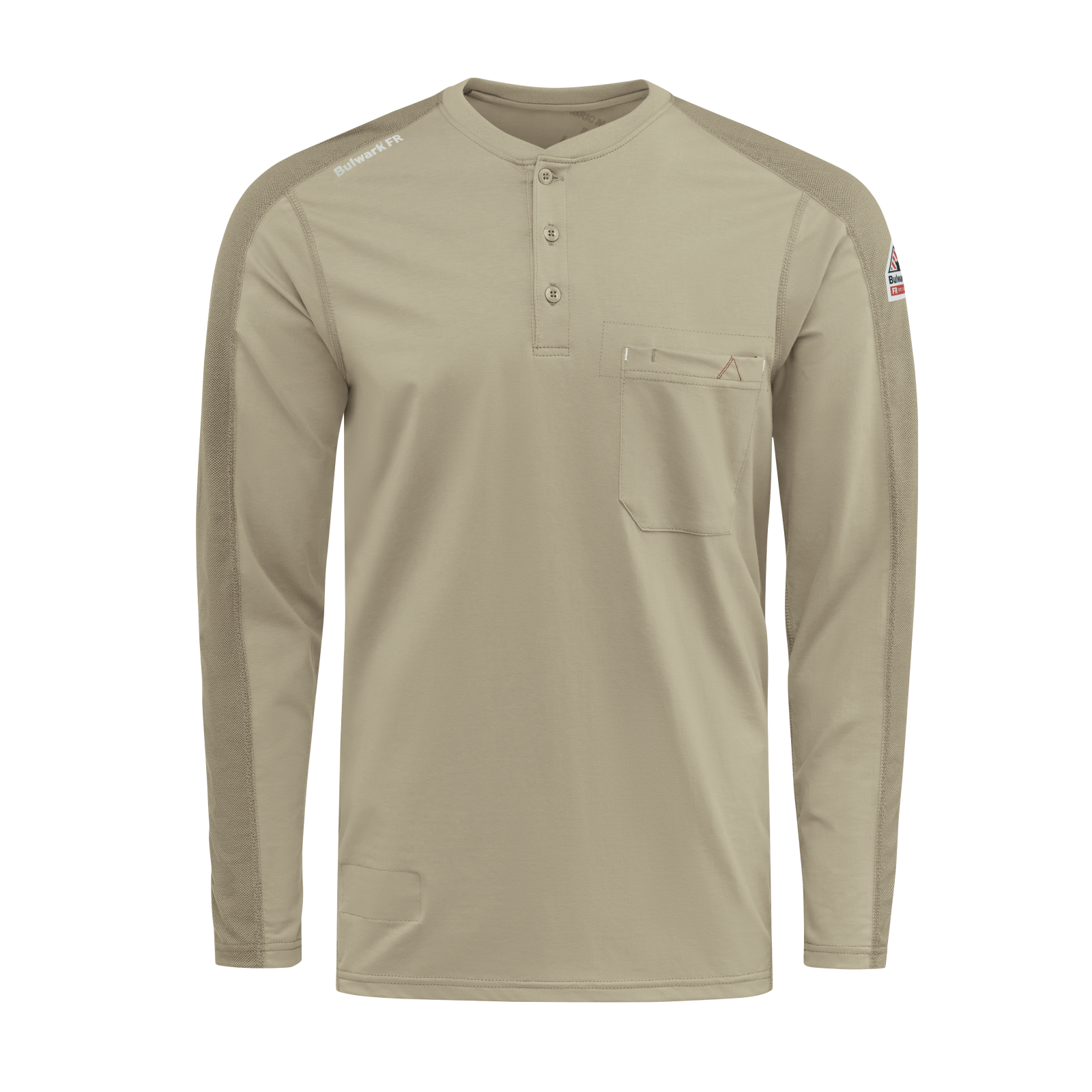 Bulwark Mens Flex Knit Henley CAT 2 (STL2)