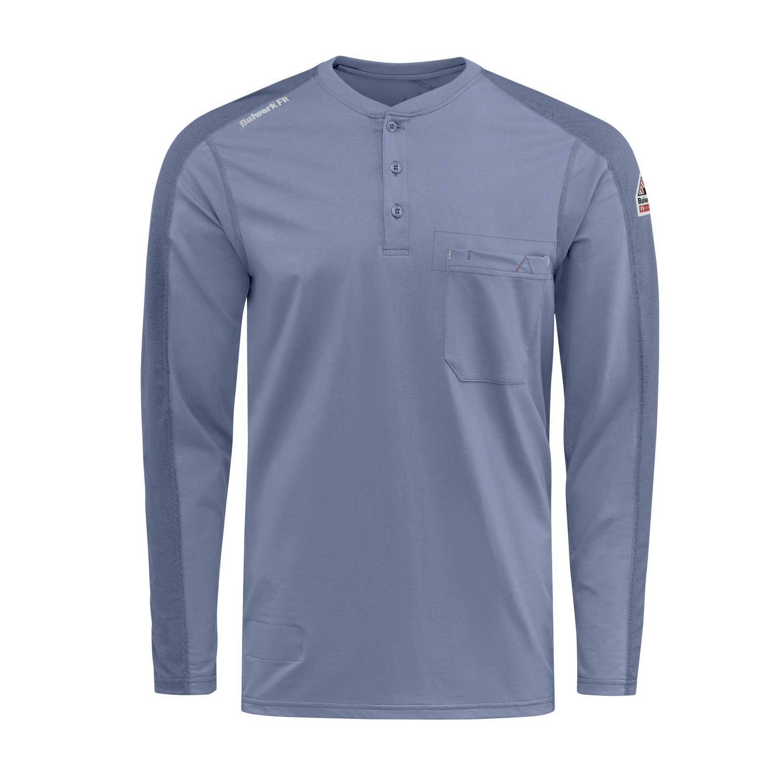 Bulwark Mens Flex Knit Henley CAT 2 (STL2)