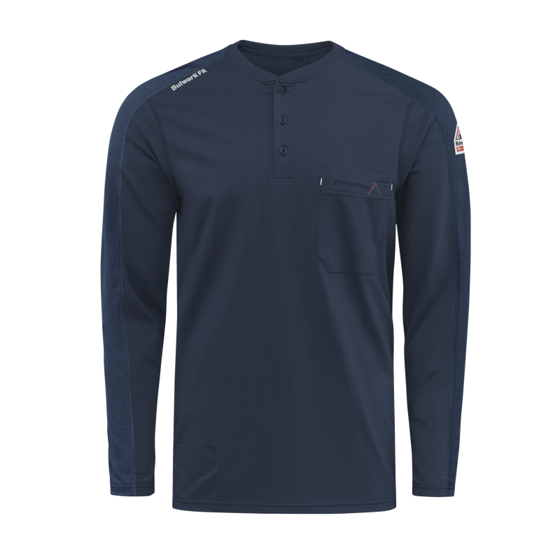 Bulwark Mens Flex Knit Henley CAT 2 (STL2)