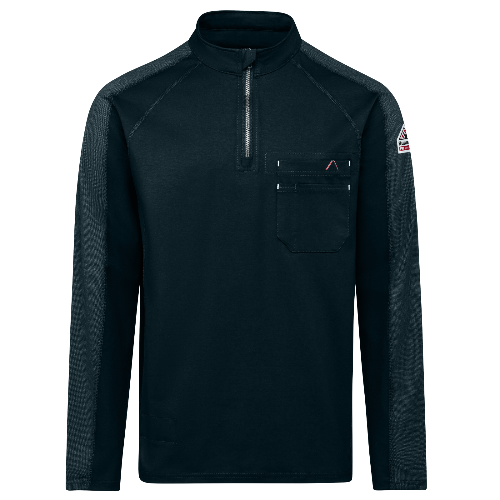 Bulwark Mens ¼ Zip Flex Knits CAT 2 (STZ2NV)