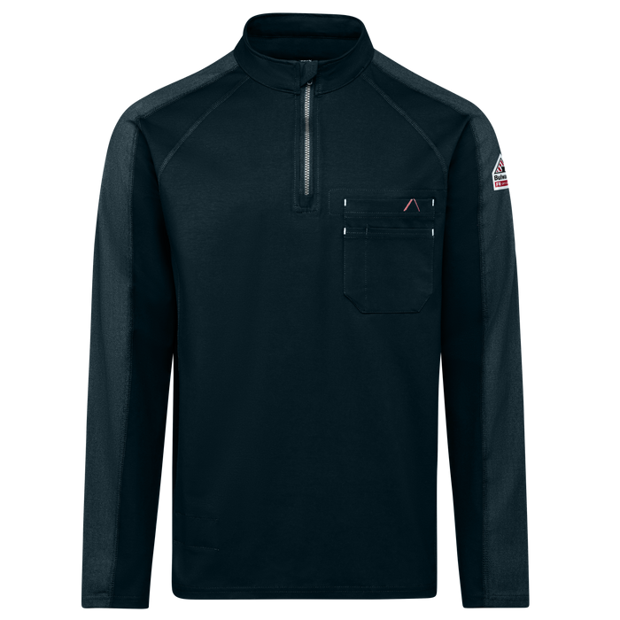 Bulwark Mens ¼ Zip Flex Knits CAT 2 (STZ2NV)