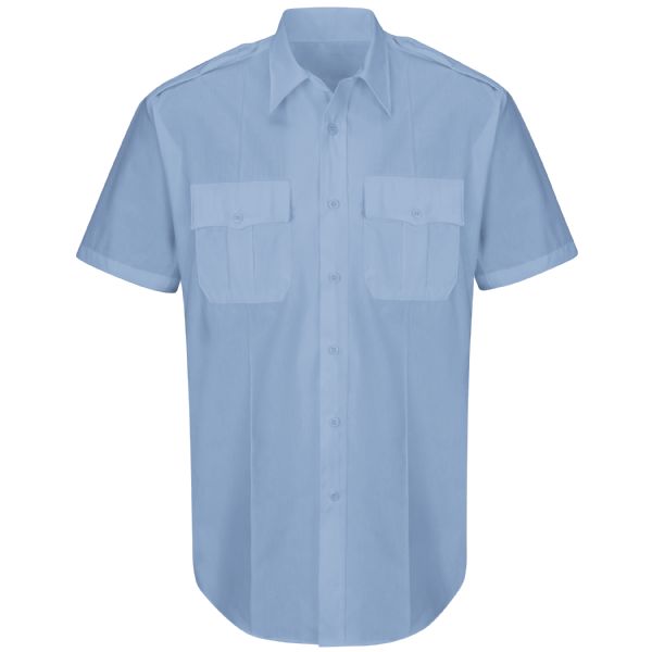 Horace Small New Dimension Plus Short Sleeve Poplin Shirt - Men's