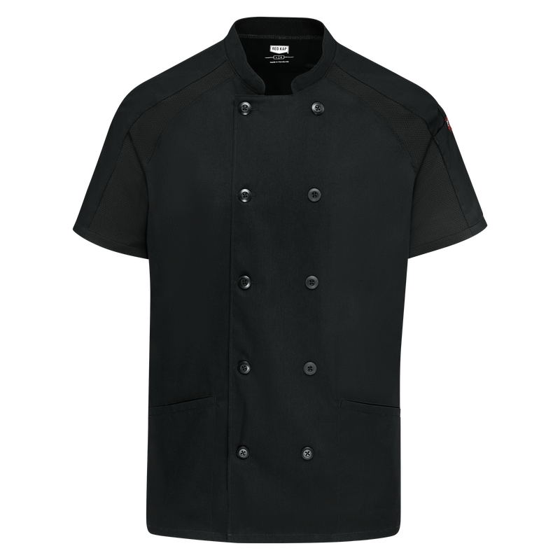 Red Kap Womens Airflow Raglan Chef Coat with OilBlok (051W)