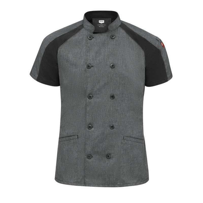 Red Kap Womens Airflow Raglan Chef Coat with OilBlok (051W)