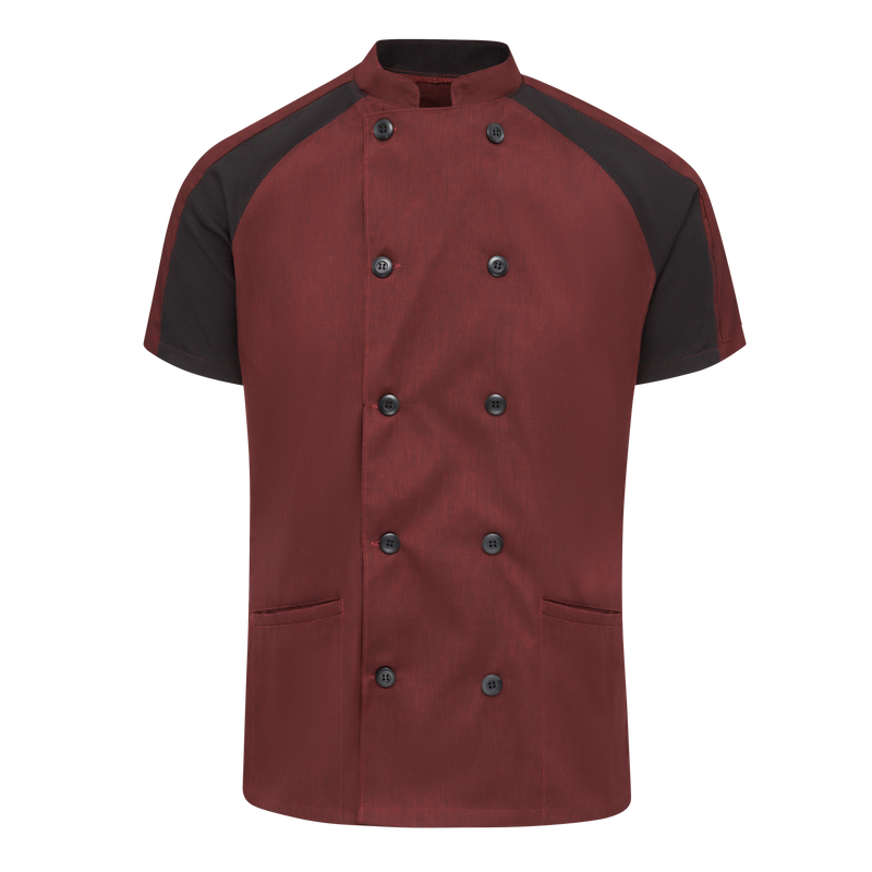 Red Kap Womens Airflow Raglan Chef Coat with OilBlok (051W)