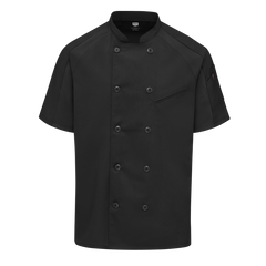 Red Kap Mens Airflow Raglan Chef Coat with OilBlok (052M)