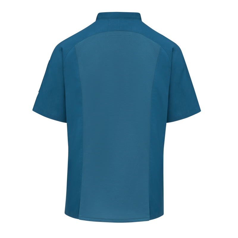 Red Kap Mens Airflow Raglan Chef Coat with OilBlok (052M)