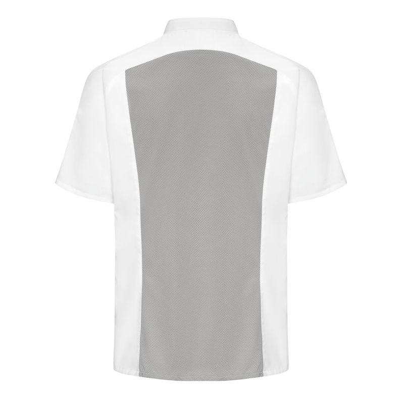 Red Kap Mens Airflow Raglan Chef Coat with OilBlok (052M)