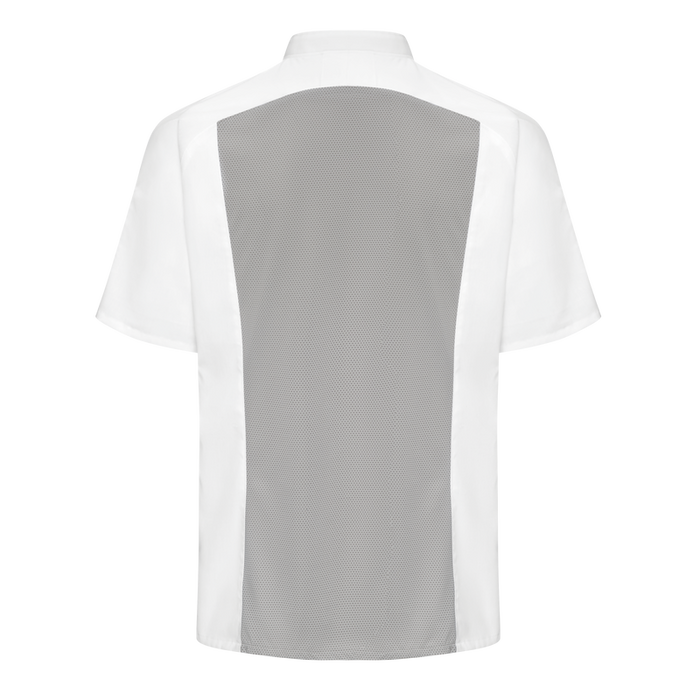 Red Kap Mens Airflow Raglan Chef Coat with OilBlok (052M)