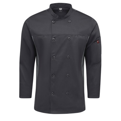 Red Kap Mens Deluxe Airflow Chef Coat (054MCH)