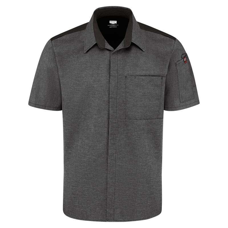 Red Kap Mens Airflow Cook Shirt with OilBlok (502M)