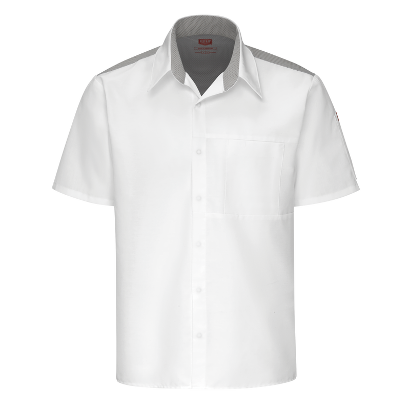 Red Kap Mens Airflow Cook Shirt with OilBlok (502M)