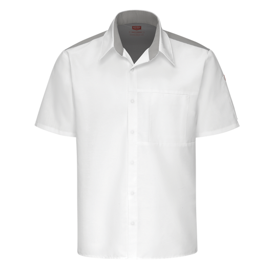Red Kap Mens Airflow Cook Shirt with OilBlok (502M)